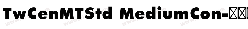 TwCenMTStd MediumCon字体转换